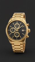 Automatic Wristwatch with Regal Gold Case
