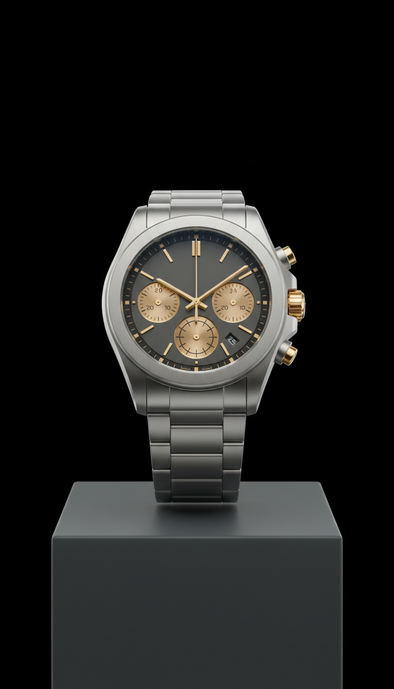 Platinum chronograph watch limited edition